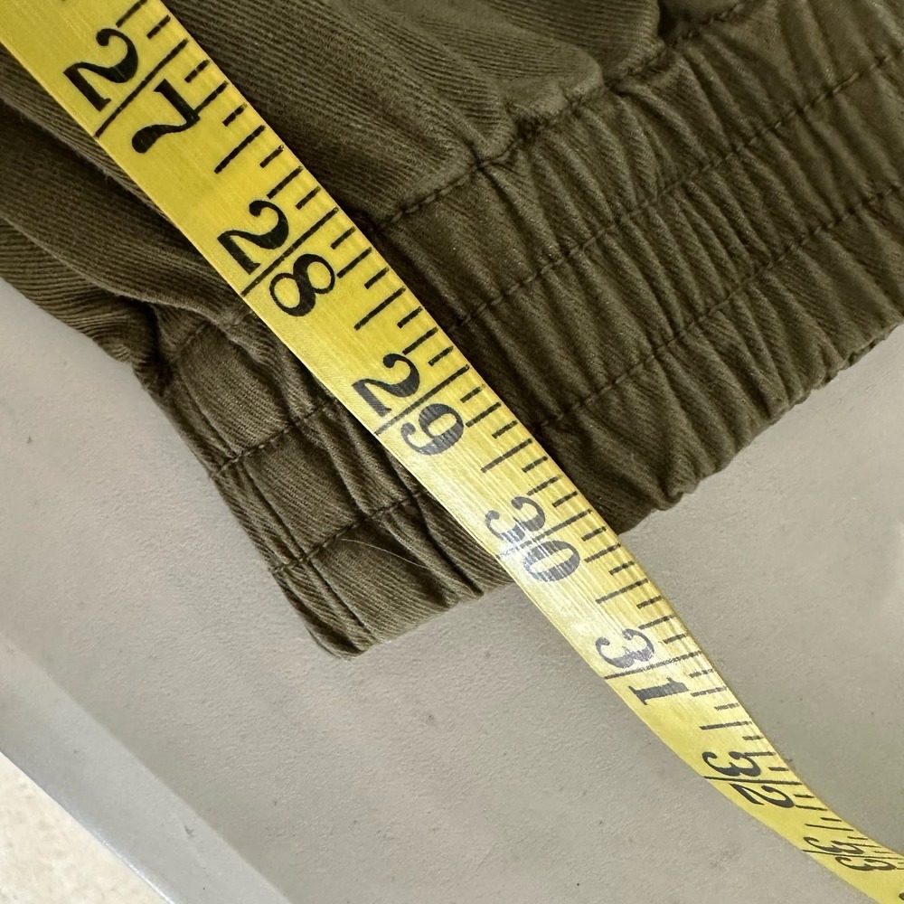 NWT Spanx Stretch Mid Rise Twill Darkened Olive Joggers Size 2X - Picture 12 of 12